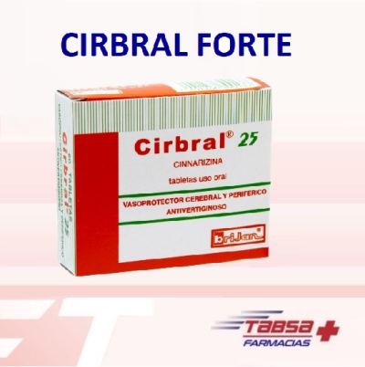 CIRBRAL FORTE 75MG ( CAJA )